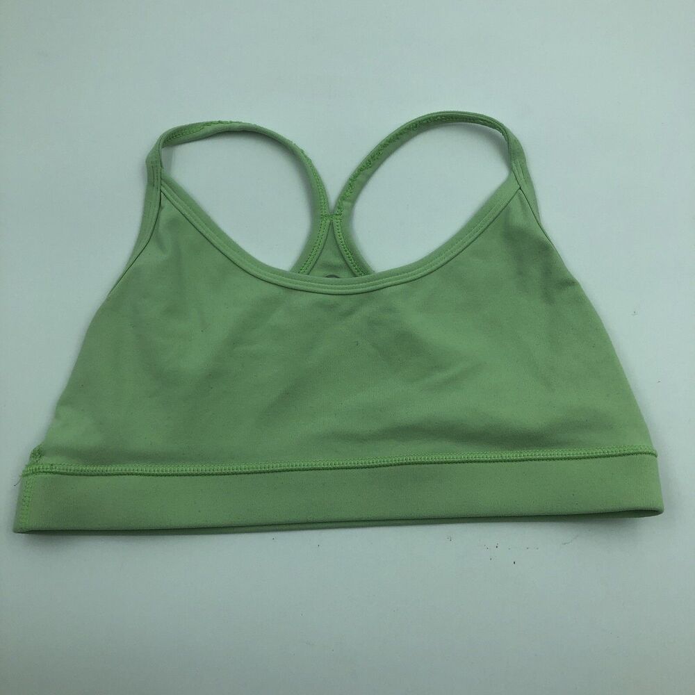 Lululemon Power Y Sports Yoga Gym Athletic Lime Green Racerback Size 4 13”